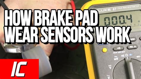 how to test a brake pad sensor utube|brake pad wear sensor repair.